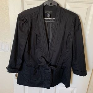 Unique black blazer